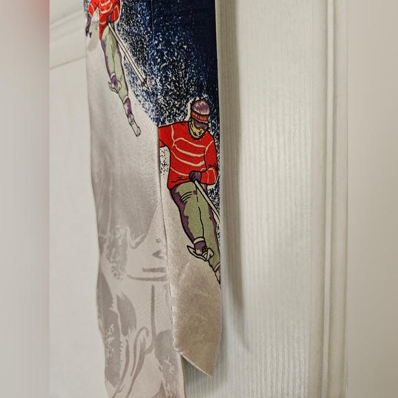 Vintage Men's Skier Tie - Picture 3 of 3